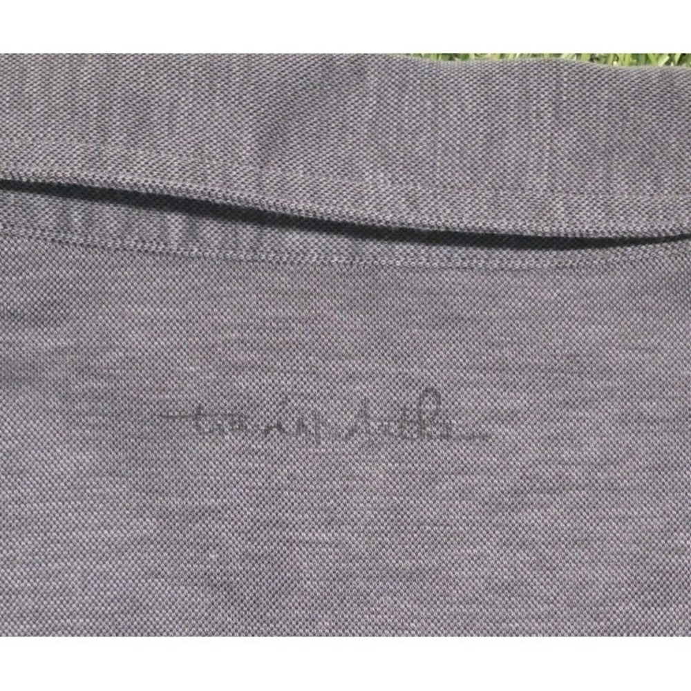 Travis Mathew Performance Stretch Golf Polo Shirt Mens XL Charcoal Heather - Picture 5 of 8
